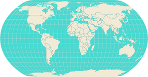 ICE-8 Polished World Map
