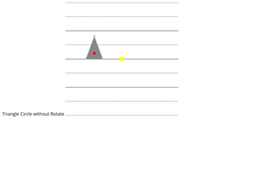 Triangle Circle without Rotate