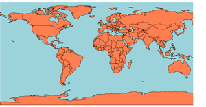 World maps by using D3.js
