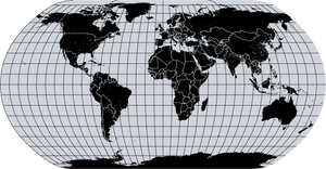 Making a world map with city points React and D3