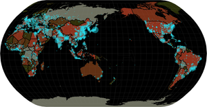 Fork of world map w/ cities & countries pop!