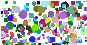 Fork of Random Squares and circles