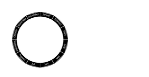 Fork of Placing text within a arc year calendar