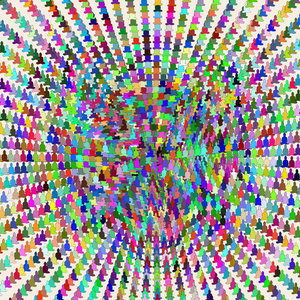 Data generative art - Unlimited Buddha