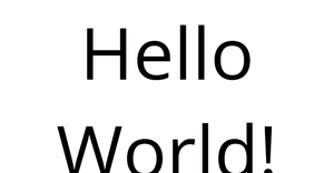 Hello World