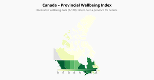 Question 2 Canada Provincial Wellbeing Index