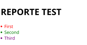 REPORTE