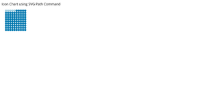 Icon Chart using SVG Path Command
