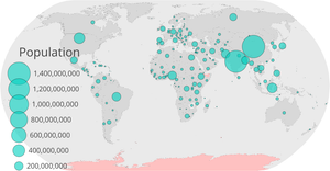 Circles on a Map