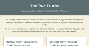 The Two Truths