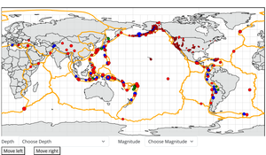 Fork of Earthquakes on Map