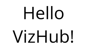 Fork of Hello VizHub