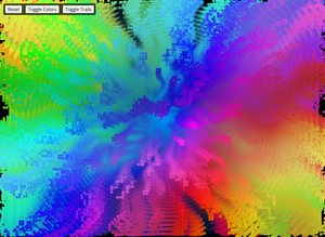 Vibecoding Test - Psychedelic Game of Life