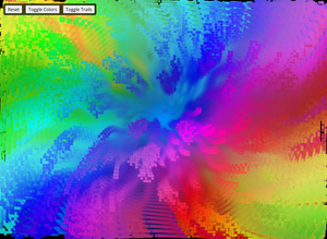 Vibecoding Test - Psychedelic Game of Life
