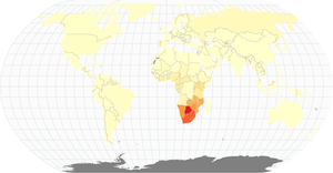[SR] HIV/Aids Infections on World Map