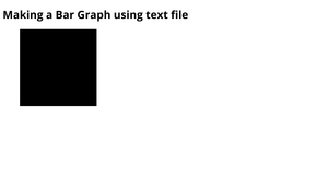 Making a Bar Graph using text file