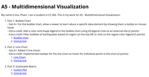 A5 - Multidimensional Visualization