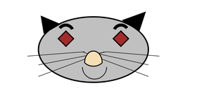 Smiely Cat Fork