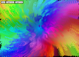 Vibecoding Test - Psychedelic Game of Life