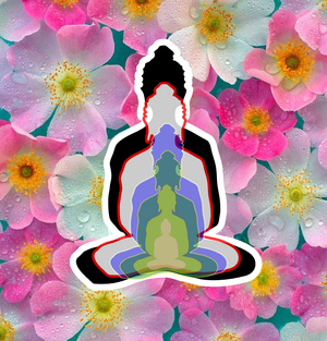 Fork of Fork of Fork of Fork of Fork of Fork of Buddha in colors -overlapping Buddha