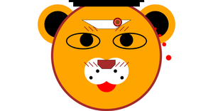 Fork of Lion emoji face