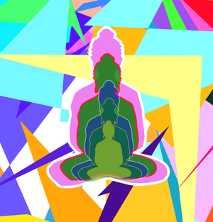 Task 7 - Buddha in colors -overlapping Buddha - FORK