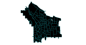 Fork of Portland Map