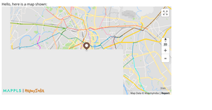 MapmyIndia Map Example