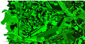 Dot density map
