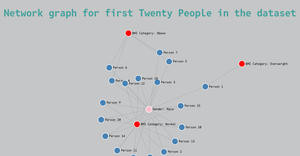 Network Graph Of the project Data