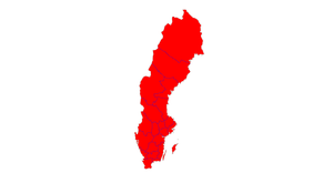 Swedish map