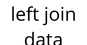 Left Join Data Sandbox