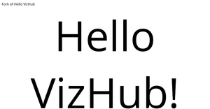 Fork of Hello VizHub
