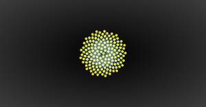Svelte + D3: Generation of a phyllotaxis layout