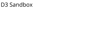 D3 Sandbox
