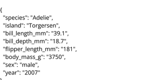 Fork of CSV Dataset Template - Penguins