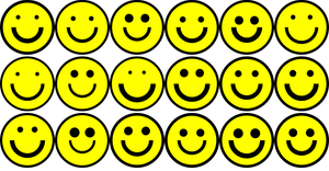 Multiple Smiley Face
