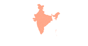 Charan Fork of India Map