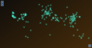 Firefly Map of Coronavirus Case Locations