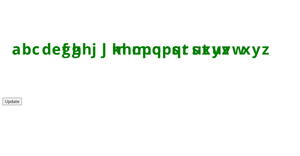 General Update Pattern-reusable: alphabet example D3v5 join