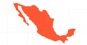 Mexico Region Map ( D3 & React & TopoJSON )