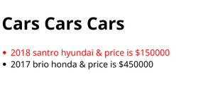 Cars Report2