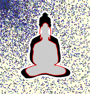 Fork of Fork of Fork of Fork of Fork of Fork of Buddha in colors -overlapping Buddha