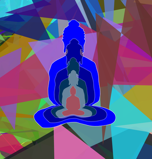 Fork of Fork of Fork of Fork of Fork of Fork of Fork of Fork of Buddha in colors -overlapping Buddha