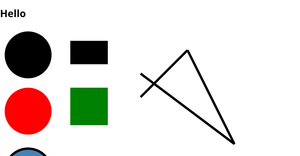 My HTML, SVG and CSS