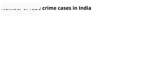 Data Visualization for Indian Crimes