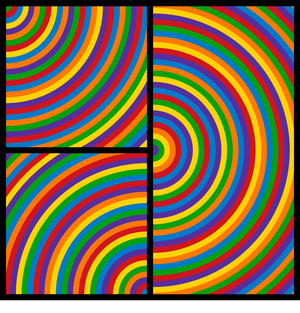 Color Bands, Plate #04 by Sol LeWitt in D3
