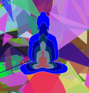 Fork of Fork of Fork of Fork of Fork of Fork of Fork of Fork of Buddha in colors -overlapping Buddha