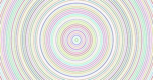 Rainbow Circles I