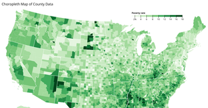 Choropleth Map of County Data
